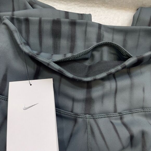 Nike One Leggings Womens Small Gray Dri-FIT Preppy Yoga Running Training Pants - Picture 3 of 11